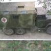 старый передвижной рентген кабинет в жилой зоне.