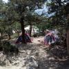 Обитатели палаточного городка в антисанитарных условиях