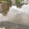 Во время ремонта уничтожено асфальтовое покрытие и бордюрный камень на автомобильной стоянке